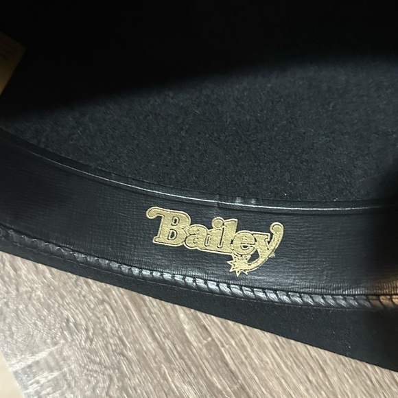 Brahma Black Wool Cowboy Hat Size 7.5 - Picture 4 of 6